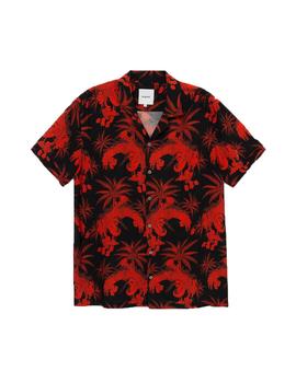 Camisa Desigual Cylan Negro/Rojo Para Hombre