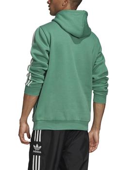 Sudadera Adidas 3-Stripes Verde Para Hombre