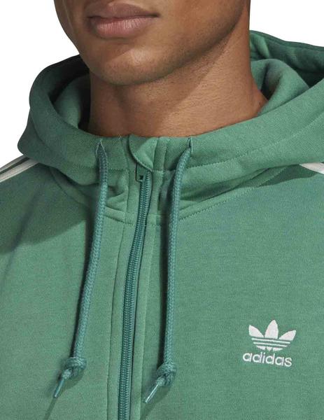 Corresponding Engage Outlook Sudadera Adidas 3-Stripes Verde Para Hombre