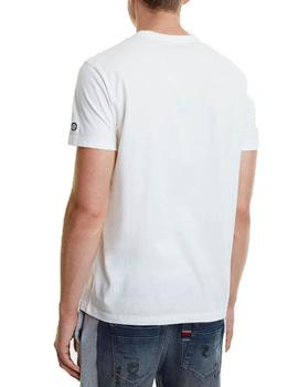 Camiseta Desigual Karamat Blanco Para Hombre