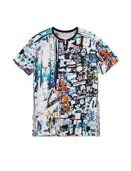 Camiseta Desigual Jules Multicolor Para Hombre