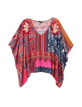 Blusa Desigual Perugia Multicolor Para Mujer