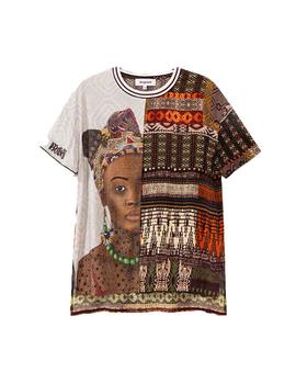 Blusa Desigual Pisa Multicolor Para Mujer