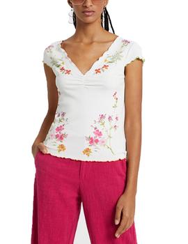 Camiseta Desigual Vilna Blanco Para Mujer