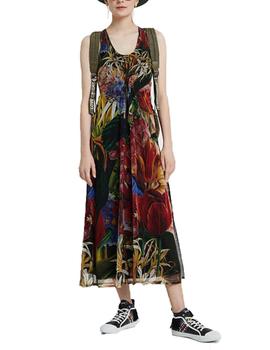 Vestido Desigual Alive Multicolor Para Mujer