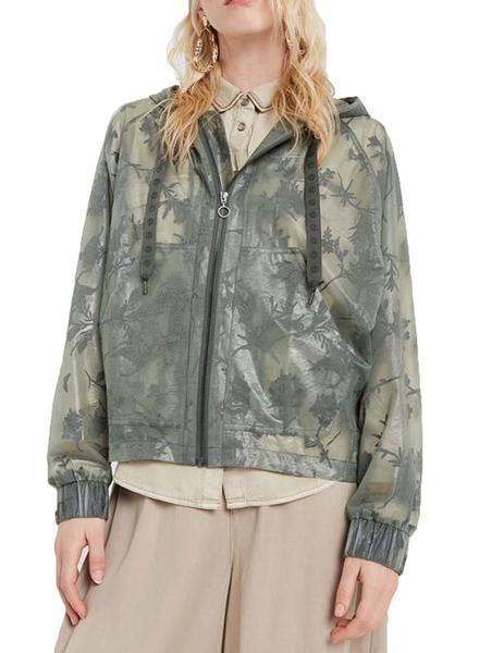 chaqueta reebok classic mujer gris