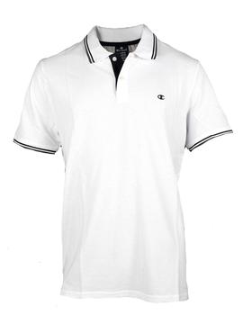 Polo Champion Pique Blanco Para Hombre