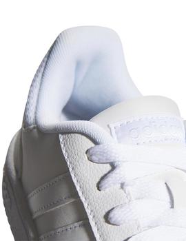 Zapatillas Adidas Hoops 2.0 K Blanco Para Niño/a