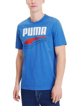 Camiseta Puma Rebel Bold Azul Para Hombre
