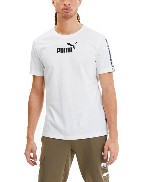 Camiseta Puma Amplified Blanco Para Hombre