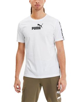 Camiseta Puma Amplified Blanco Para Hombre