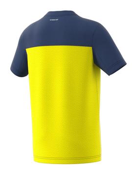 Camiseta Adidas YB TR EQ Amarillo/Mno Para Niño