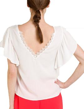 Blusa Naf Naf H-Belle C1 Crudo Para Mujer