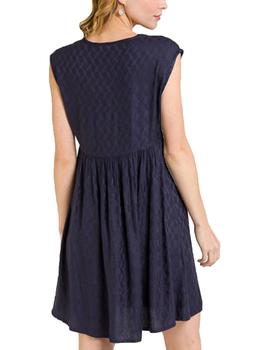 Vestido Naf Naf Losange R1 Marino Para Mujer