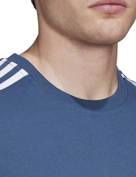 Camiseta Adidas Tech Marino Para Hombre