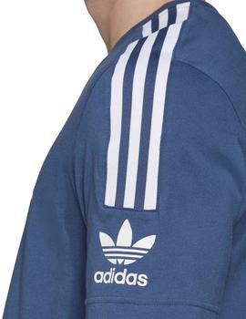 Camiseta Adidas Tech Marino Para Hombre