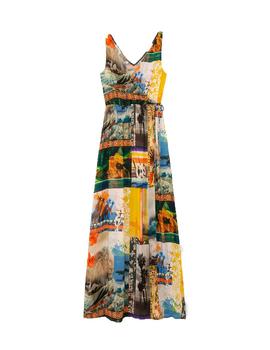 Vestido Desigual Hawai Multicolor Para Mujer