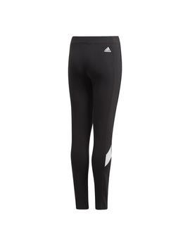 Leggings Adidas YG FAV Negro/Blanco Niña