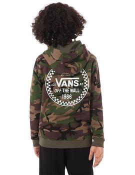 Sudadera Vans Checker 66 PO Camo Niño