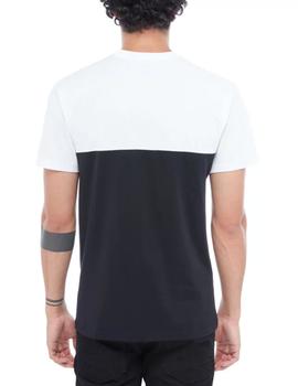 Camiseta Vans Colorblock Blanco/Negro Hombre