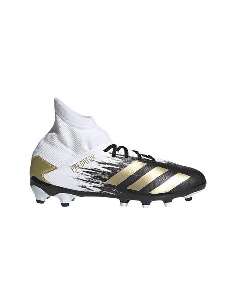 Botas Adidas 20.3 MG J Bco/Negro/Oro