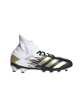 Botas Adidas Predator 20.3 MG J Bco/Negro/Oro