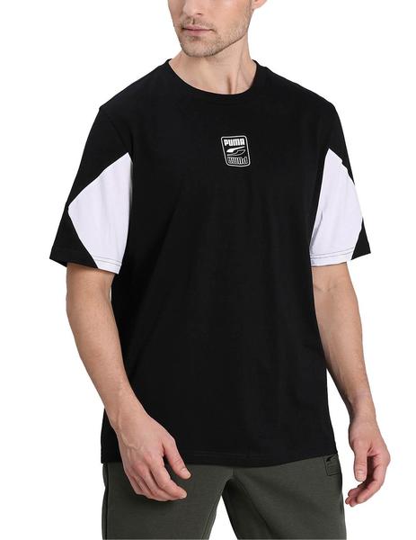 Por el contrario Aturdir capitalismo Camiseta Puma Hombre Revel Avanced Negro