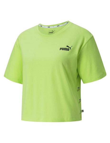 Camiseta Puma Amplified Verde Mujer