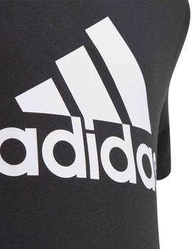 Camiseta Adidas YB FAV AOP Negro/Blanco Niño