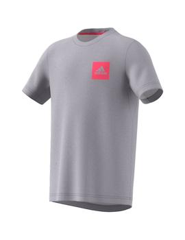 Camiseta Adidas JB TR Aero Gris Niño