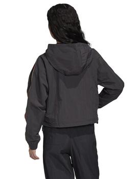 Sudadera Adidas Cropped HalfZip Negro Mujer