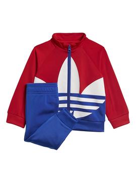 Adidas Big Trefoil Azul/Rojo Niño
