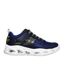 Zapatillas Skechers S Lights Vortex Flash Marino/A