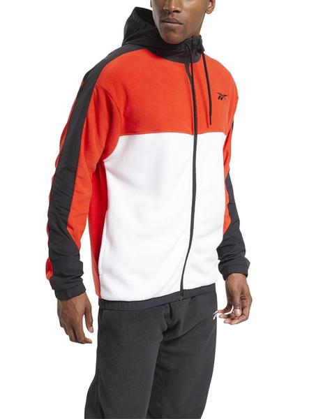 Chaqueta Reebok Wor Flee Polar Rojo/Mno/Bco