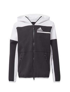 Chaqueta Adidas B ZNE FZ Negro/Blanco Niño