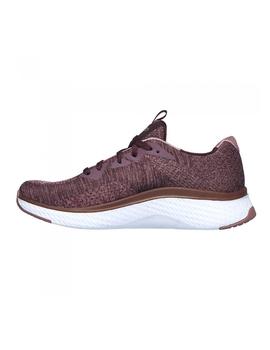 Zapatillas Skechers Solar Fuse Brisk Burdeos Mujer