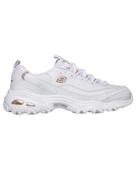 Zapatillas Skechers D'Lites Fresh Start Bco Mujer