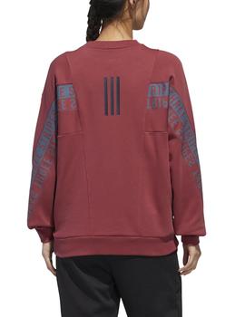 Sudadera Adidas W MHS WORD Granate Mujer