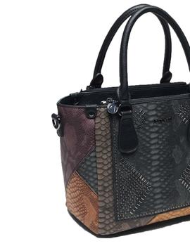 Bolso Desigual Dark Phoenix Safi Med Marron Mujer