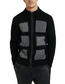 Chaqueta Desigual Nuno Negro/Gris Hombre