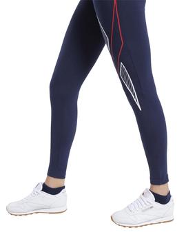 Leggings Reebok CL D Big Vector Marino Mujer