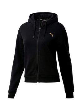 Chaqueta Puma Metallic Nights Negro Mujor