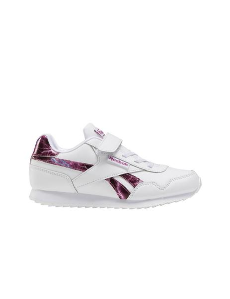 Rancio Pigmalión Refrigerar Zapatillas Reebok Royal CLJog Blanco/Rosa Niña