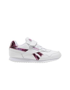 Zapatillas Reebok Royal CLJog Blanco/Rosa Niña