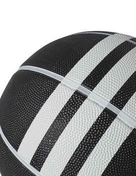 Balon Basket 3S Rubber X Negro/Blanco