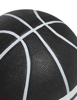 Balón Basket 3S Rubber X Negro/Blanco