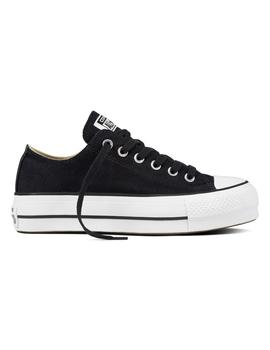 Zapatilla Converse Plataforma Negra Baja