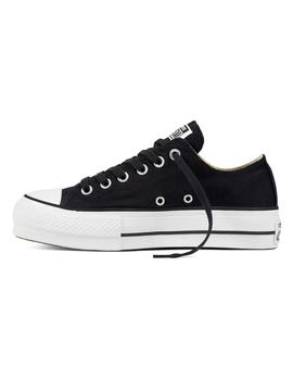 Zapatilla Converse Plataforma Negra Baja