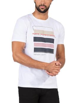 Camiseta Tiffosi Gunn MC Blanco Hombre