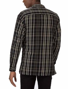 Camisa Tiffosi Collins Negro Hombre